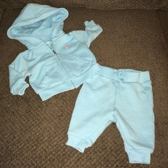 Ralph Lauren Light Blue Kids Matching Set - Picture 1 of 8